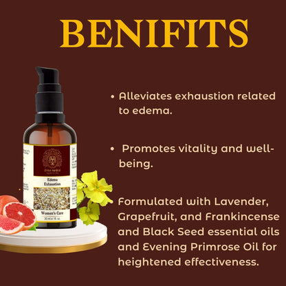 Edema relief oil for swollen legs and ankles — Ayurvedic lymphatic drainage massage oil