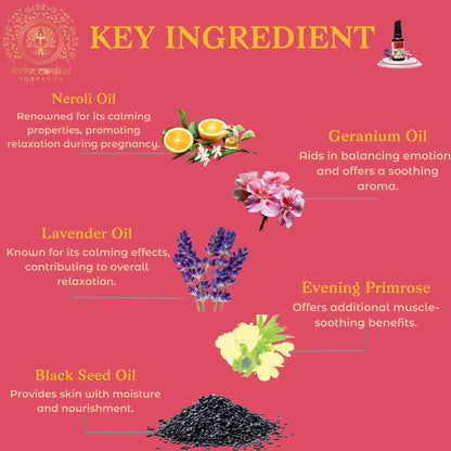Pregnancy Back Rub Massage Oil