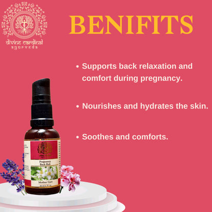 Pregnancy Back Rub Massage Oil