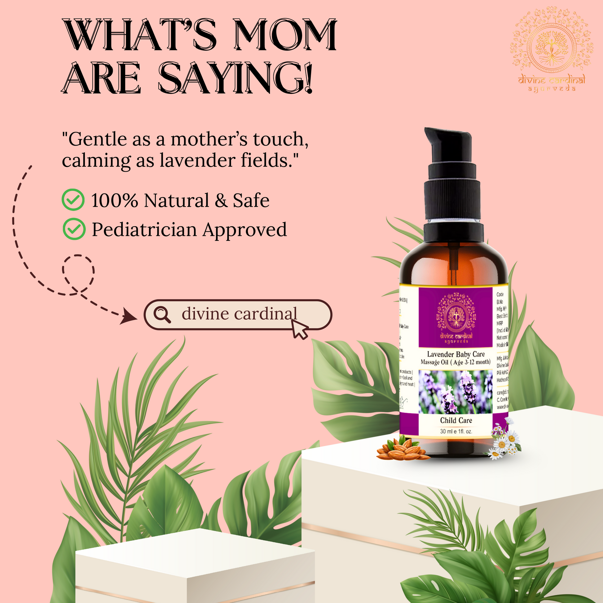 baby sleeping peacefully after lavender massage, natural body massage oil, baby care product, natural oil