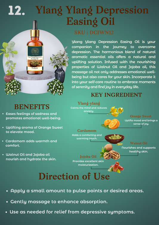 Ylang Ylang Depression Easing Oil