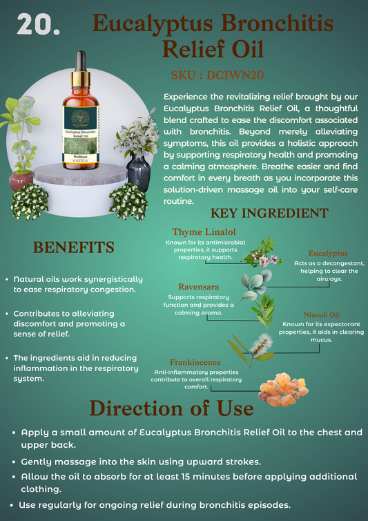 Eucalyptus Bronchitis Relief Oil