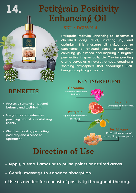 Petitgrain Positivity Enhancing Oil